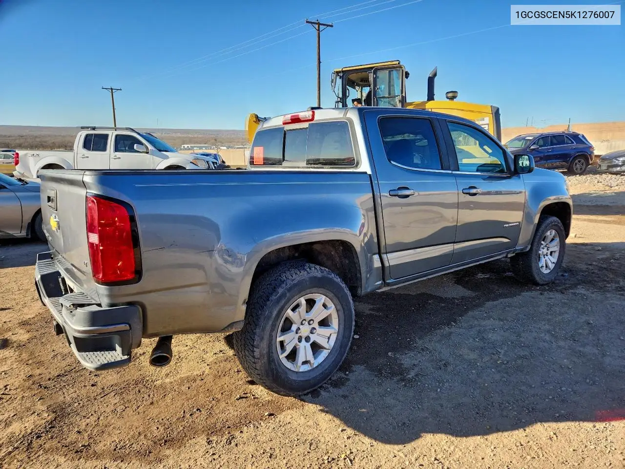 1GCGSCEN5K1276007 2019 Chevrolet Colorado Lt