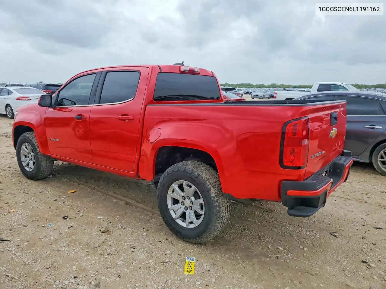 2020 Chevrolet Colorado Lt VIN: 1GCGSCEN6L1191162 Lot: 61051576