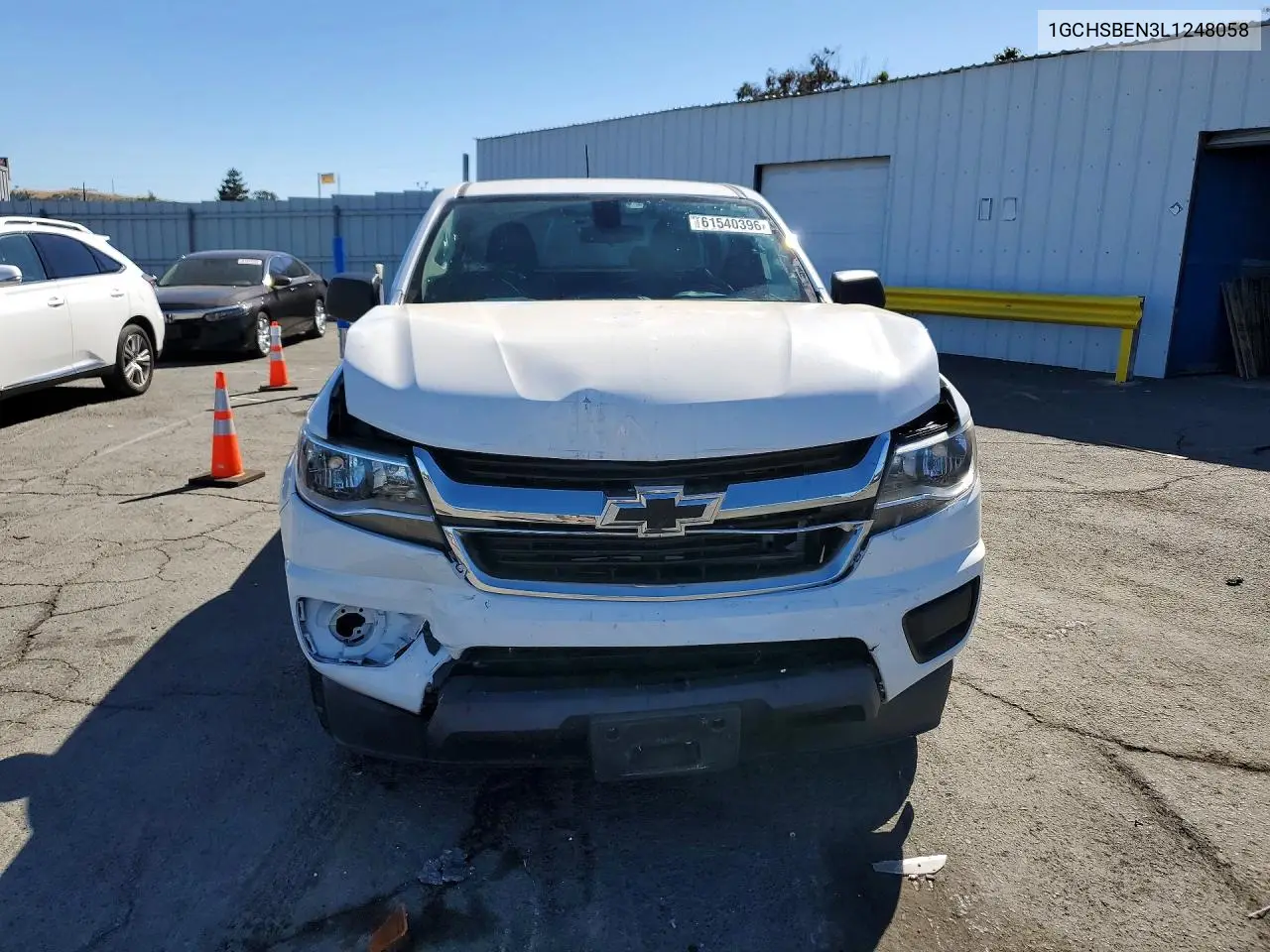 2020 Chevrolet Colorado VIN: 1GCHSBEN3L1248058 Lot: 61540396