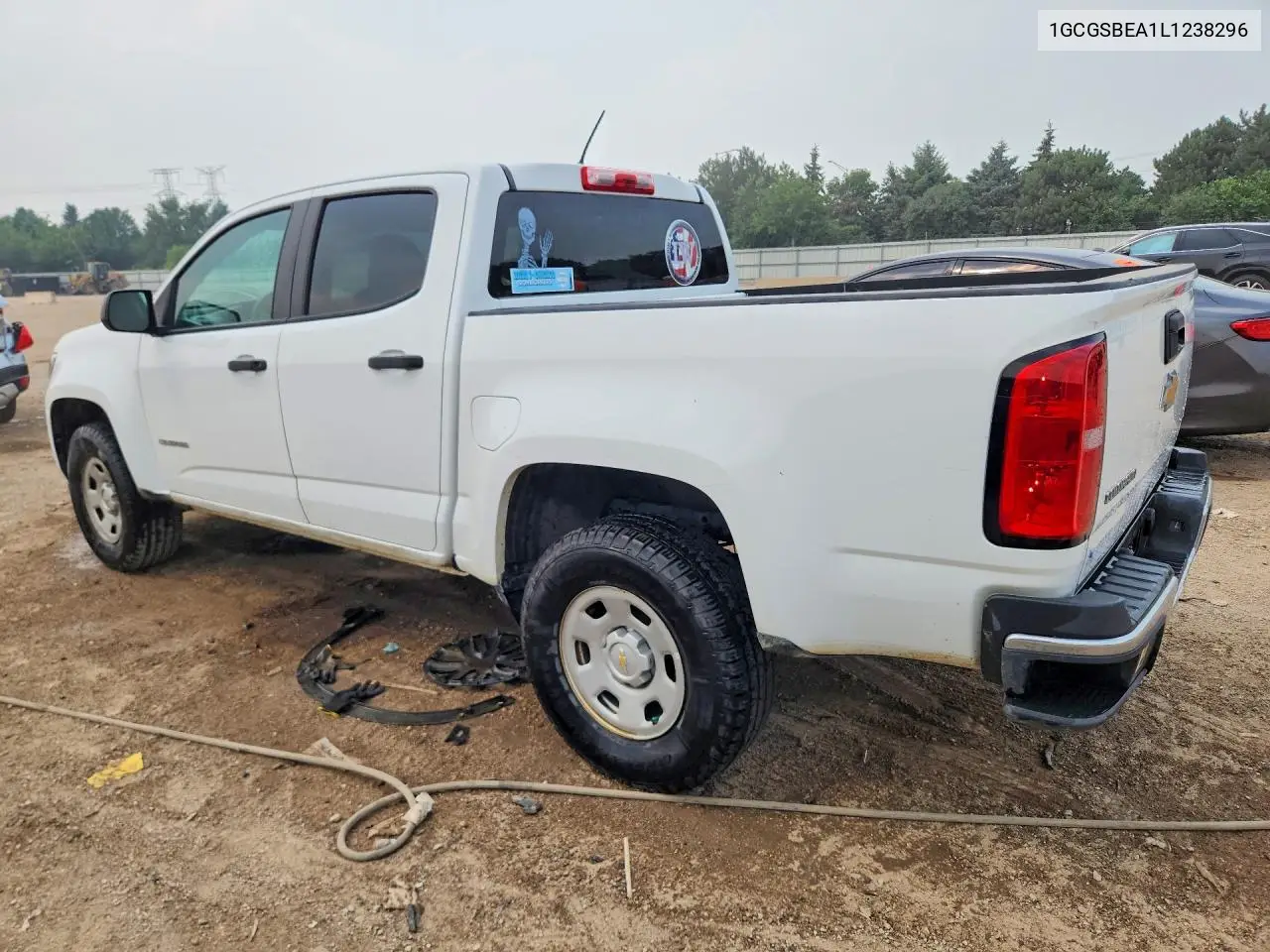 2020 Chevrolet Colorado VIN: 1GCGSBEA1L1238296 Lot: 61542166