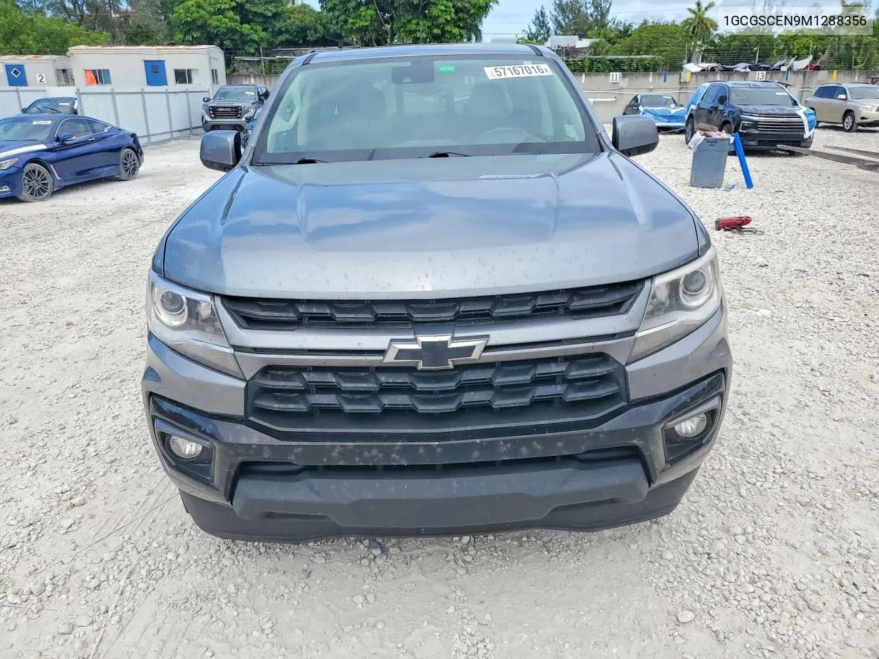 2021 Chevrolet Colorado Lt VIN: 1GCGSCEN9M1288356 Lot: 57167016