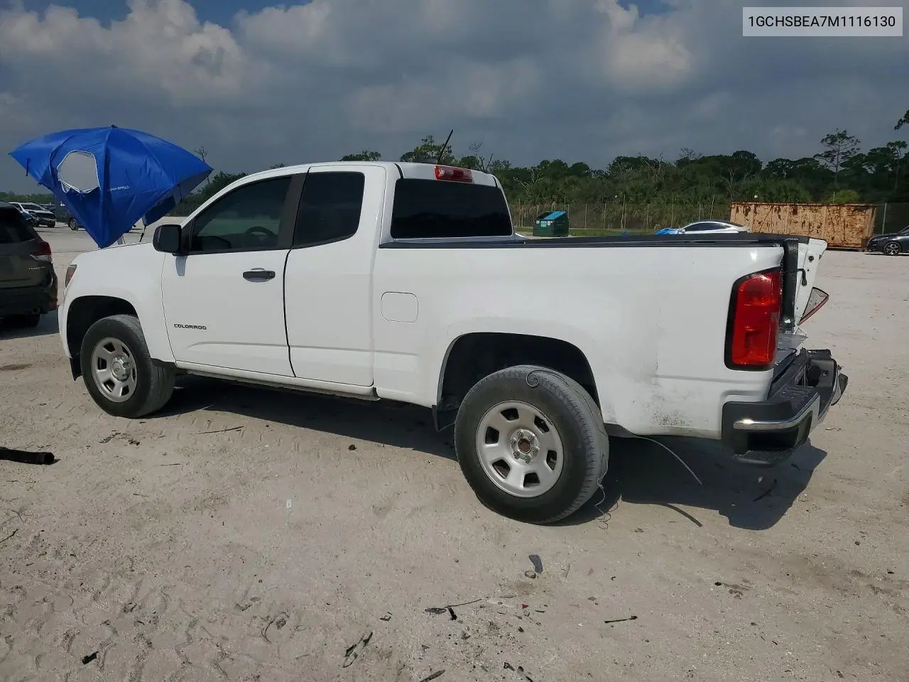 2021 Chevrolet Colorado VIN: 1GCHSBEA7M1116130 Lot: 57910726