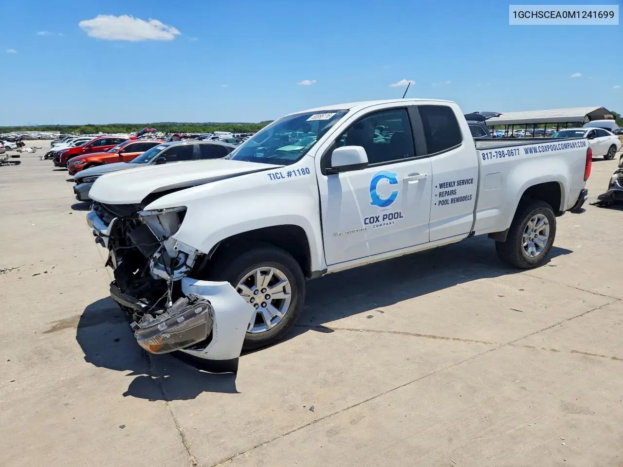 2021 Chevrolet Colorado Lt VIN: 1GCHSCEA0M1241699 Lot: 60066116