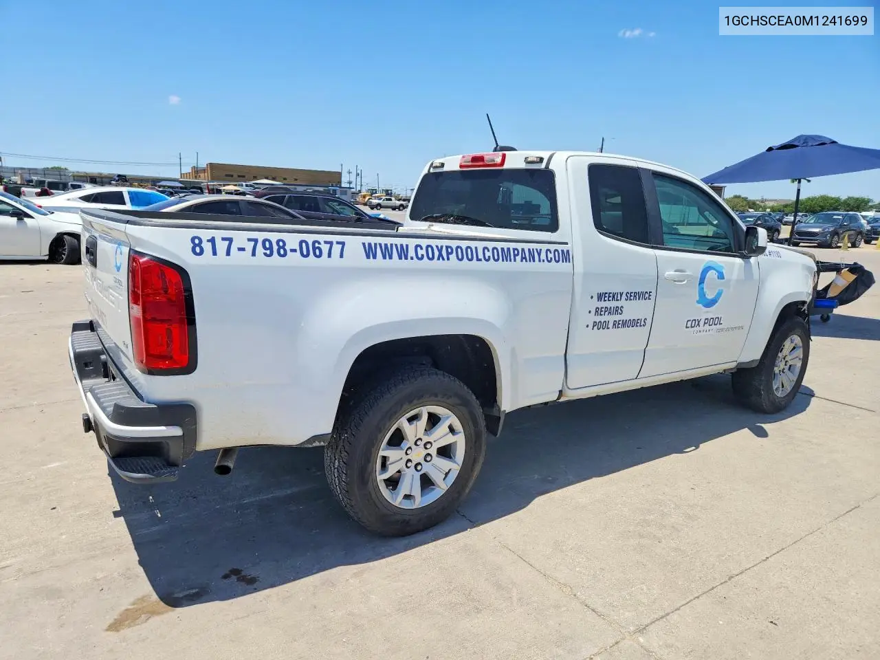 2021 Chevrolet Colorado Lt VIN: 1GCHSCEA0M1241699 Lot: 60066116