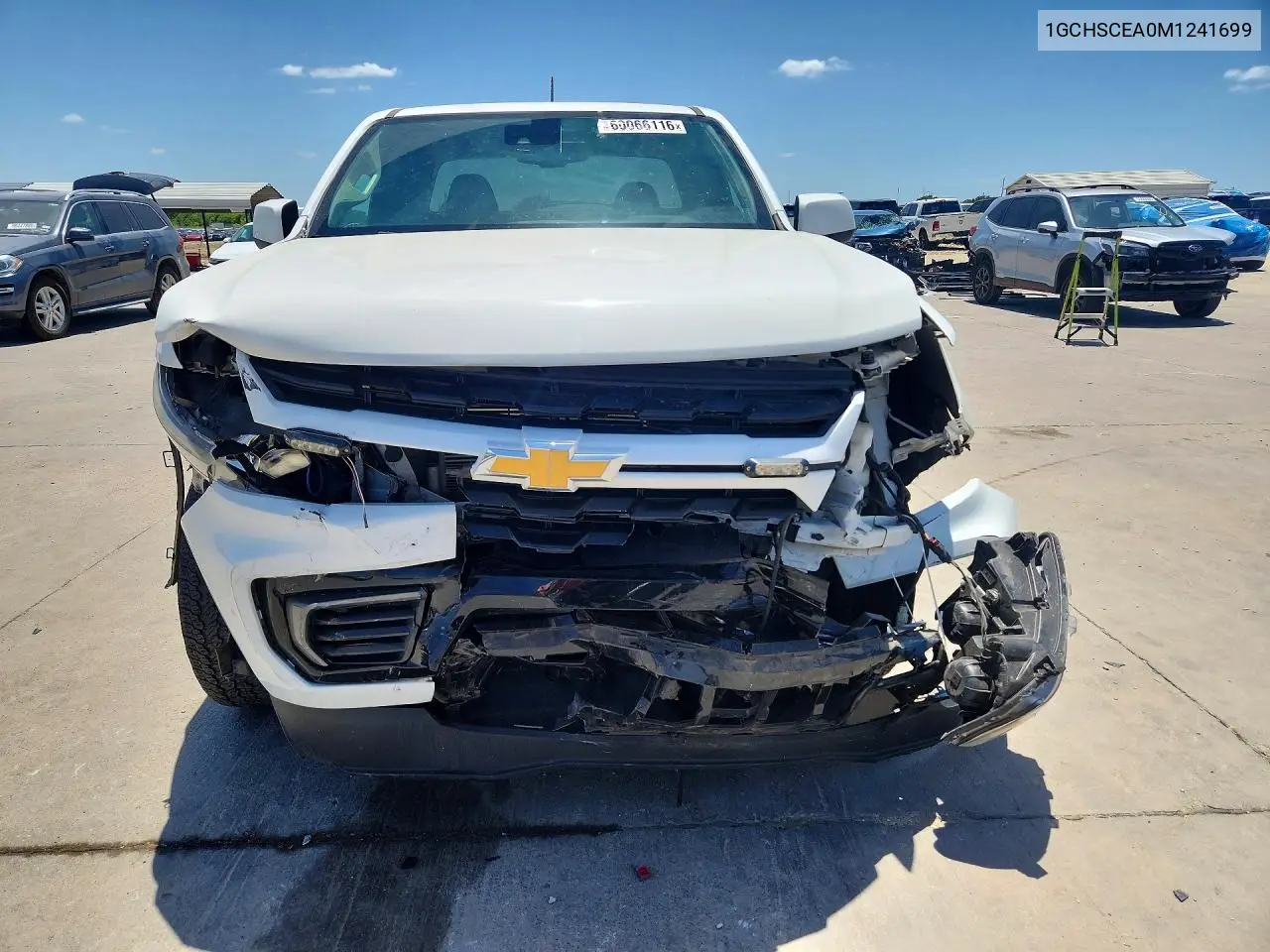 2021 Chevrolet Colorado Lt VIN: 1GCHSCEA0M1241699 Lot: 60066116