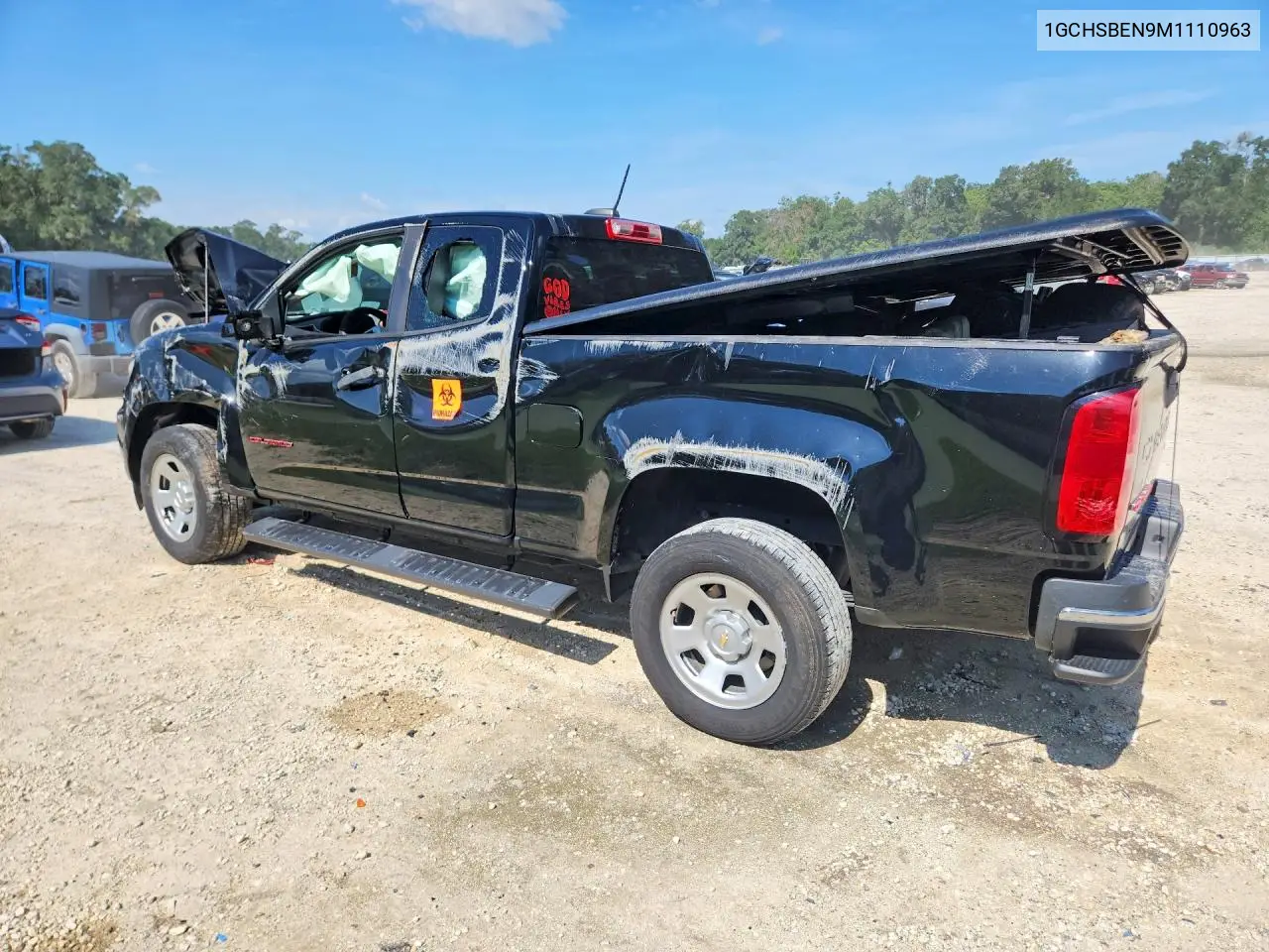 2021 Chevrolet Colorado VIN: 1GCHSBEN9M1110963 Lot: 60066836