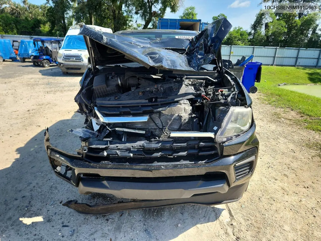 2021 Chevrolet Colorado VIN: 1GCHSBEN9M1110963 Lot: 60066836