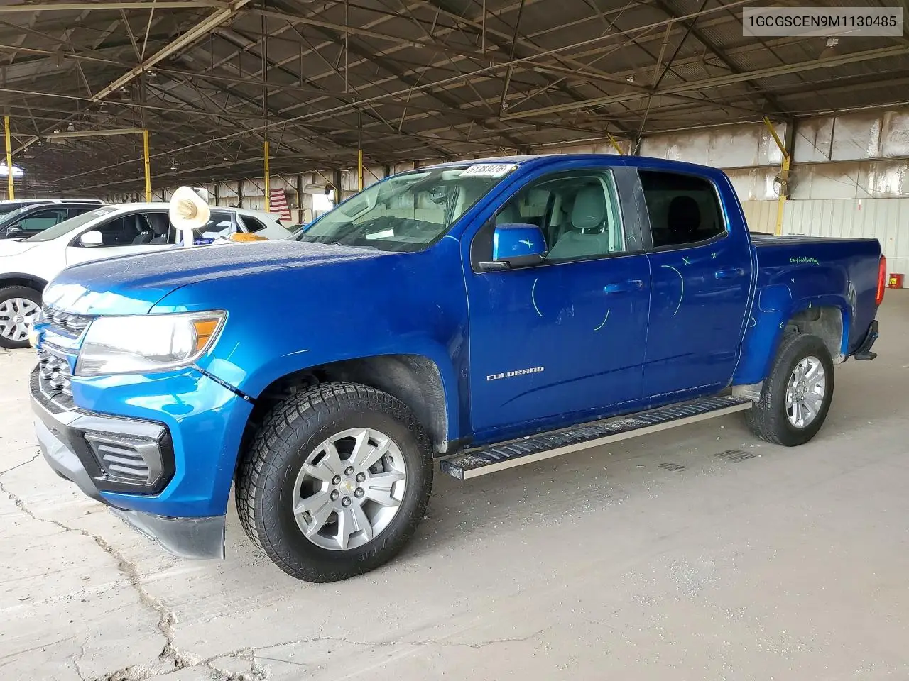 2021 Chevrolet Colorado Lt VIN: 1GCGSCEN9M1130485 Lot: 61383476