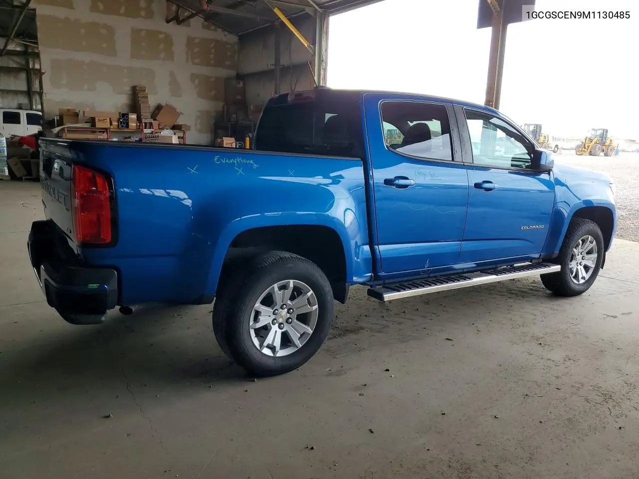 2021 Chevrolet Colorado Lt VIN: 1GCGSCEN9M1130485 Lot: 61383476