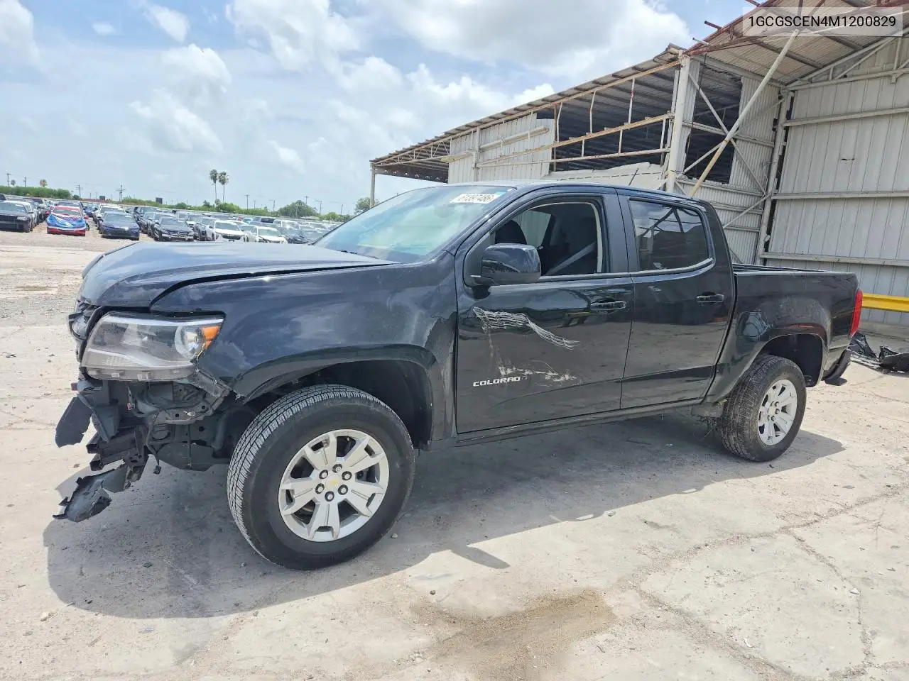 2021 Chevrolet Colorado Lt VIN: 1GCGSCEN4M1200829 Lot: 61397486