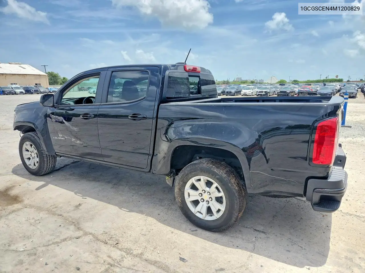 2021 Chevrolet Colorado Lt VIN: 1GCGSCEN4M1200829 Lot: 61397486