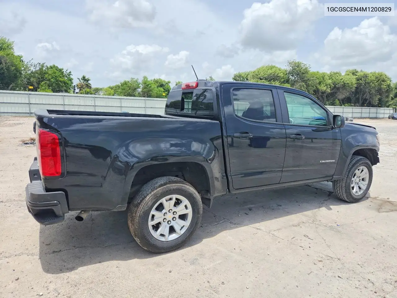 2021 Chevrolet Colorado Lt VIN: 1GCGSCEN4M1200829 Lot: 61397486