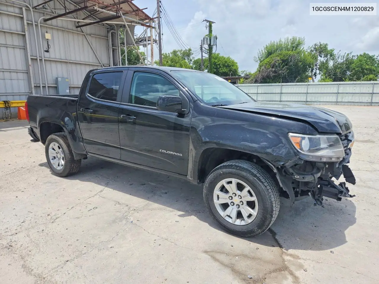 2021 Chevrolet Colorado Lt VIN: 1GCGSCEN4M1200829 Lot: 61397486
