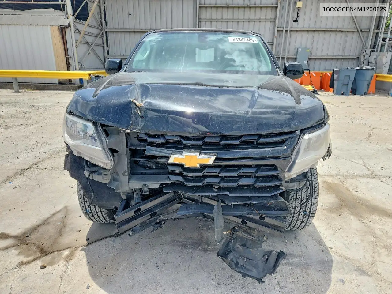 2021 Chevrolet Colorado Lt VIN: 1GCGSCEN4M1200829 Lot: 61397486