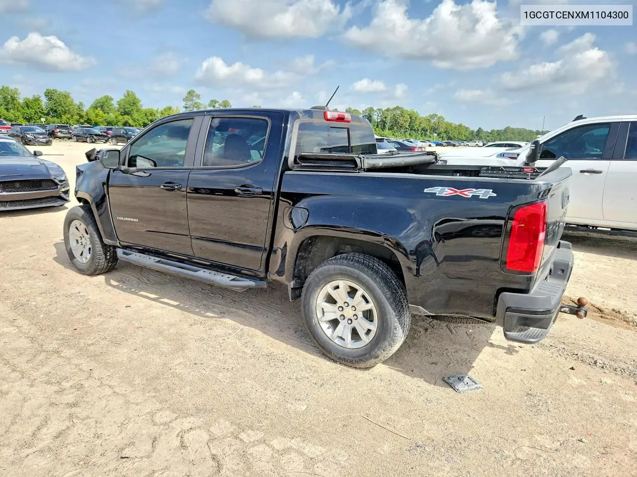 2021 Chevrolet Colorado Lt VIN: 1GCGTCENXM1104300 Lot: 61425006