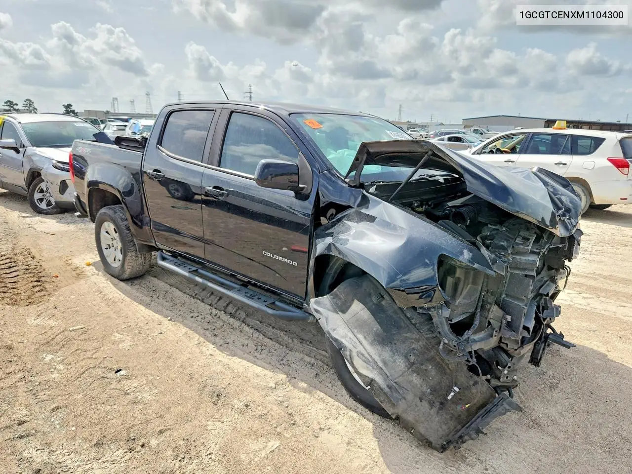 2021 Chevrolet Colorado Lt VIN: 1GCGTCENXM1104300 Lot: 61425006