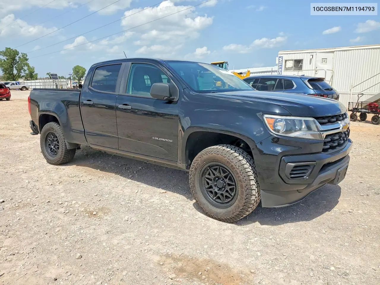 2021 Chevrolet Colorado VIN: 1GCGSBEN7M1194793 Lot: 61751016
