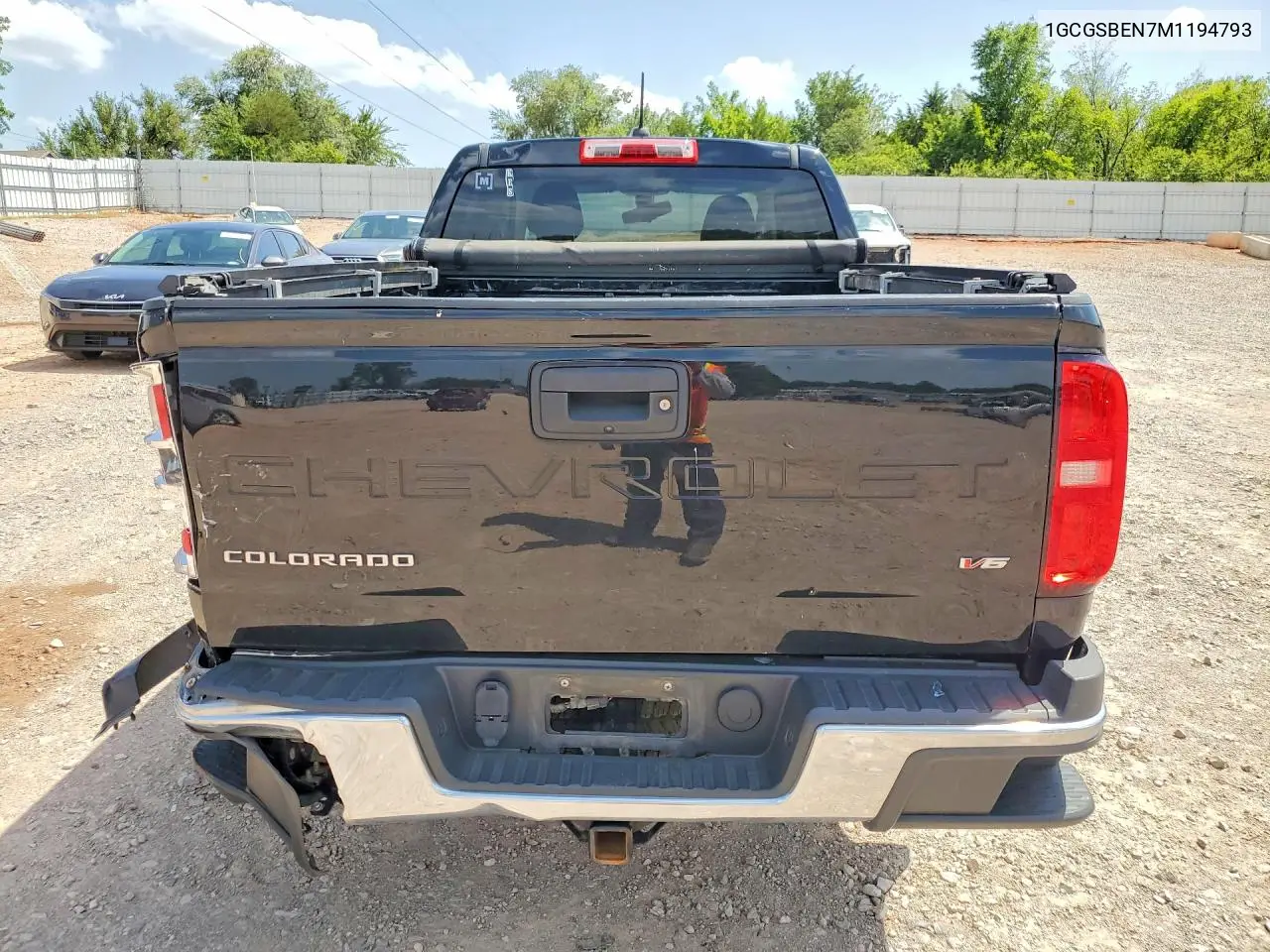 2021 Chevrolet Colorado VIN: 1GCGSBEN7M1194793 Lot: 61751016