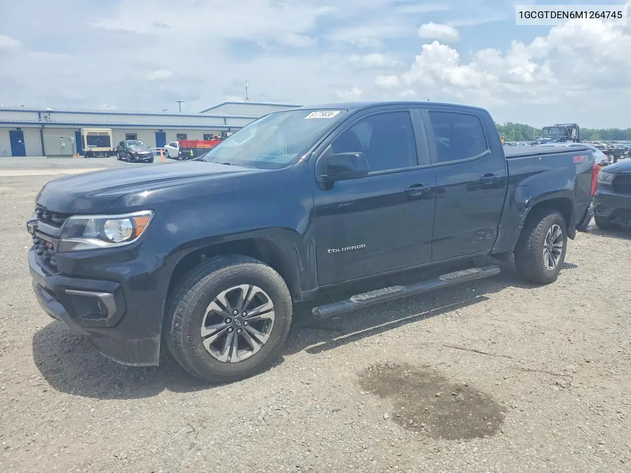 2021 Chevrolet Colorado Z71 VIN: 1GCGTDEN6M1264745 Lot: 61779836