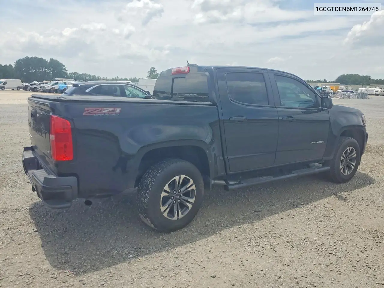 2021 Chevrolet Colorado Z71 VIN: 1GCGTDEN6M1264745 Lot: 61779836