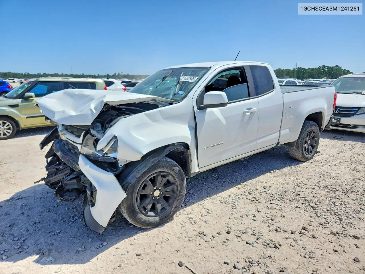 2021 Chevrolet Colorado Lt VIN: 1GCHSCEA3M1241261 Lot: 61792806