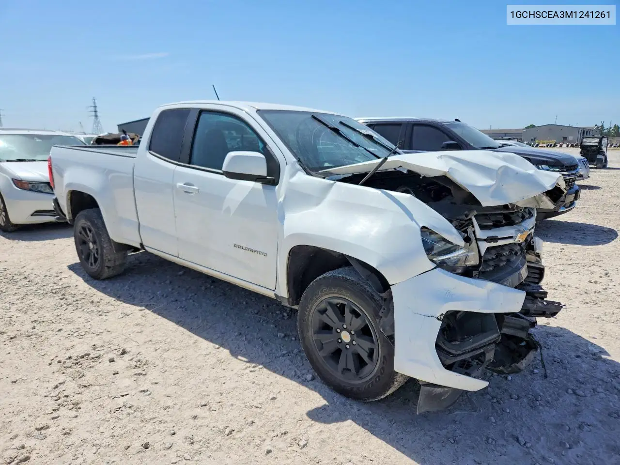 2021 Chevrolet Colorado Lt VIN: 1GCHSCEA3M1241261 Lot: 61792806