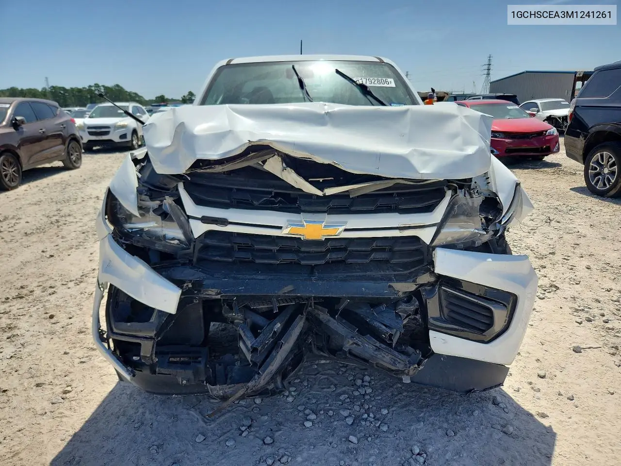 2021 Chevrolet Colorado Lt VIN: 1GCHSCEA3M1241261 Lot: 61792806