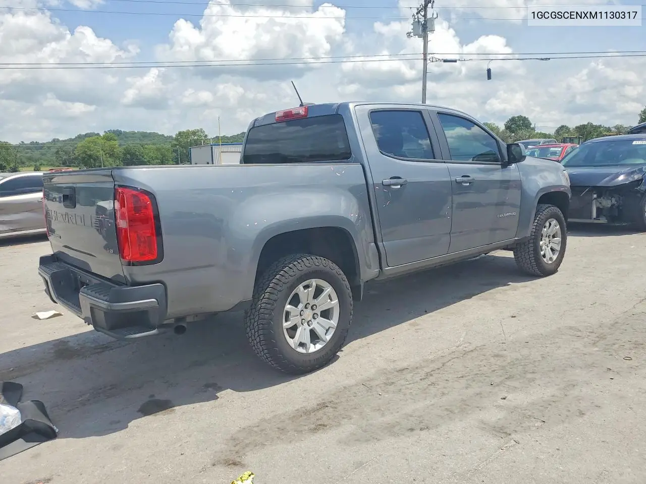 2021 Chevrolet Colorado Lt VIN: 1GCGSCENXM1130317 Lot: 61836666