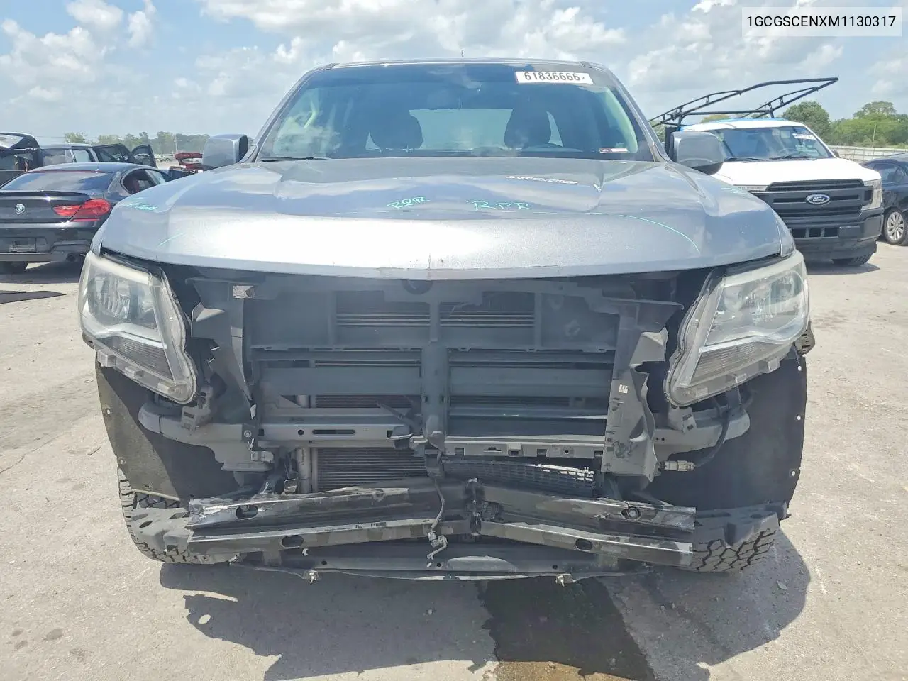 2021 Chevrolet Colorado Lt VIN: 1GCGSCENXM1130317 Lot: 61836666