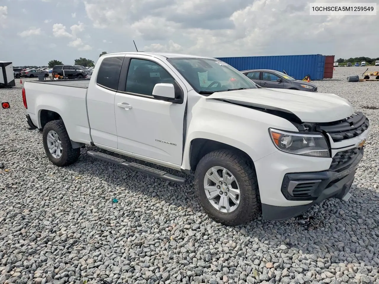 2021 Chevrolet Colorado Lt VIN: 1GCHSCEA5M1259549 Lot: 61912276