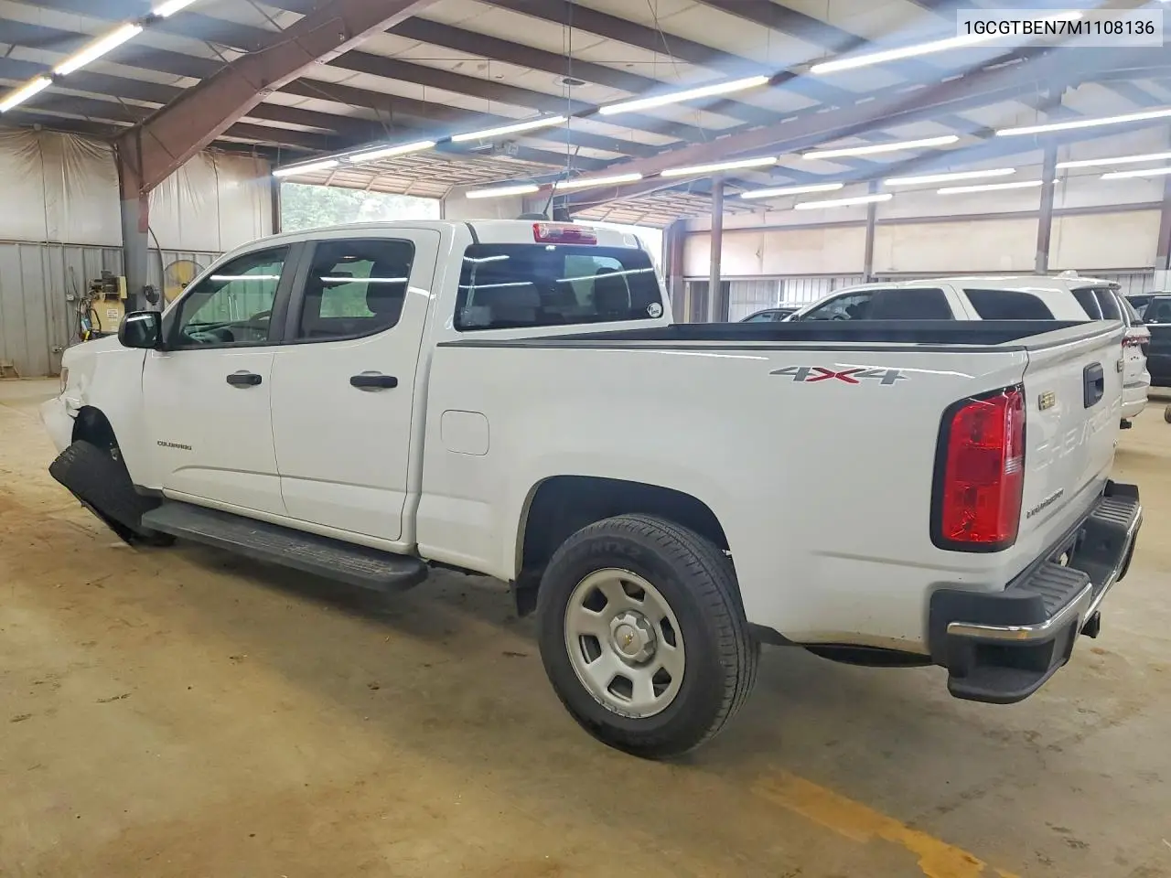 2021 Chevrolet Colorado VIN: 1GCGTBEN7M1108136 Lot: 61915246