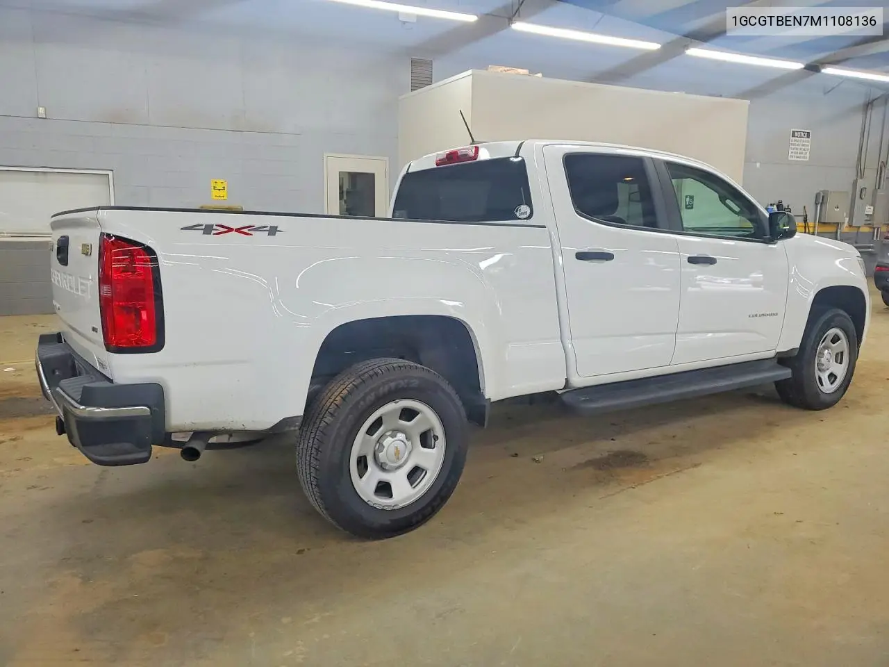 2021 Chevrolet Colorado VIN: 1GCGTBEN7M1108136 Lot: 61915246