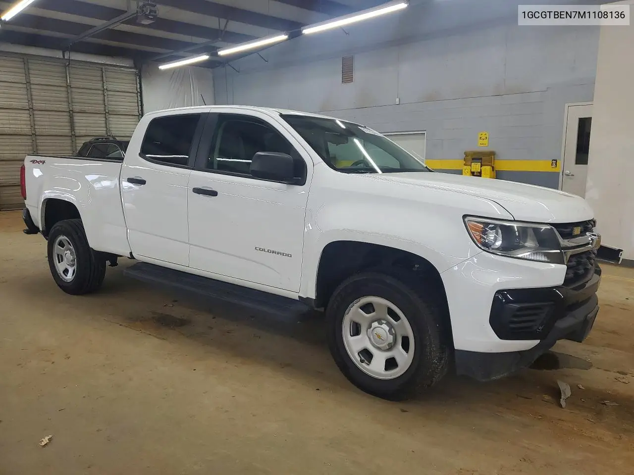 2021 Chevrolet Colorado VIN: 1GCGTBEN7M1108136 Lot: 61915246