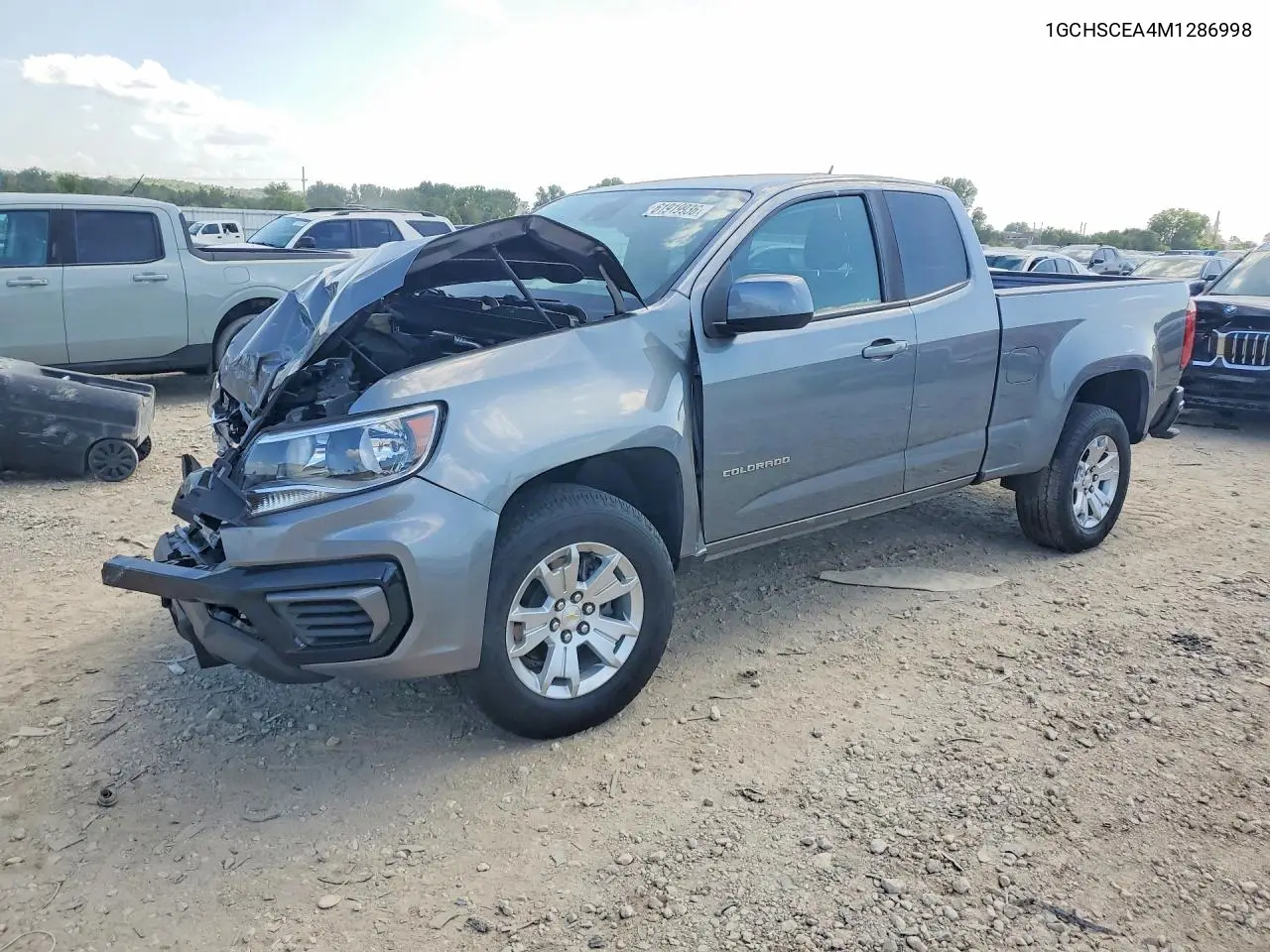 2021 Chevrolet Colorado Lt VIN: 1GCHSCEA4M1286998 Lot: 61919936