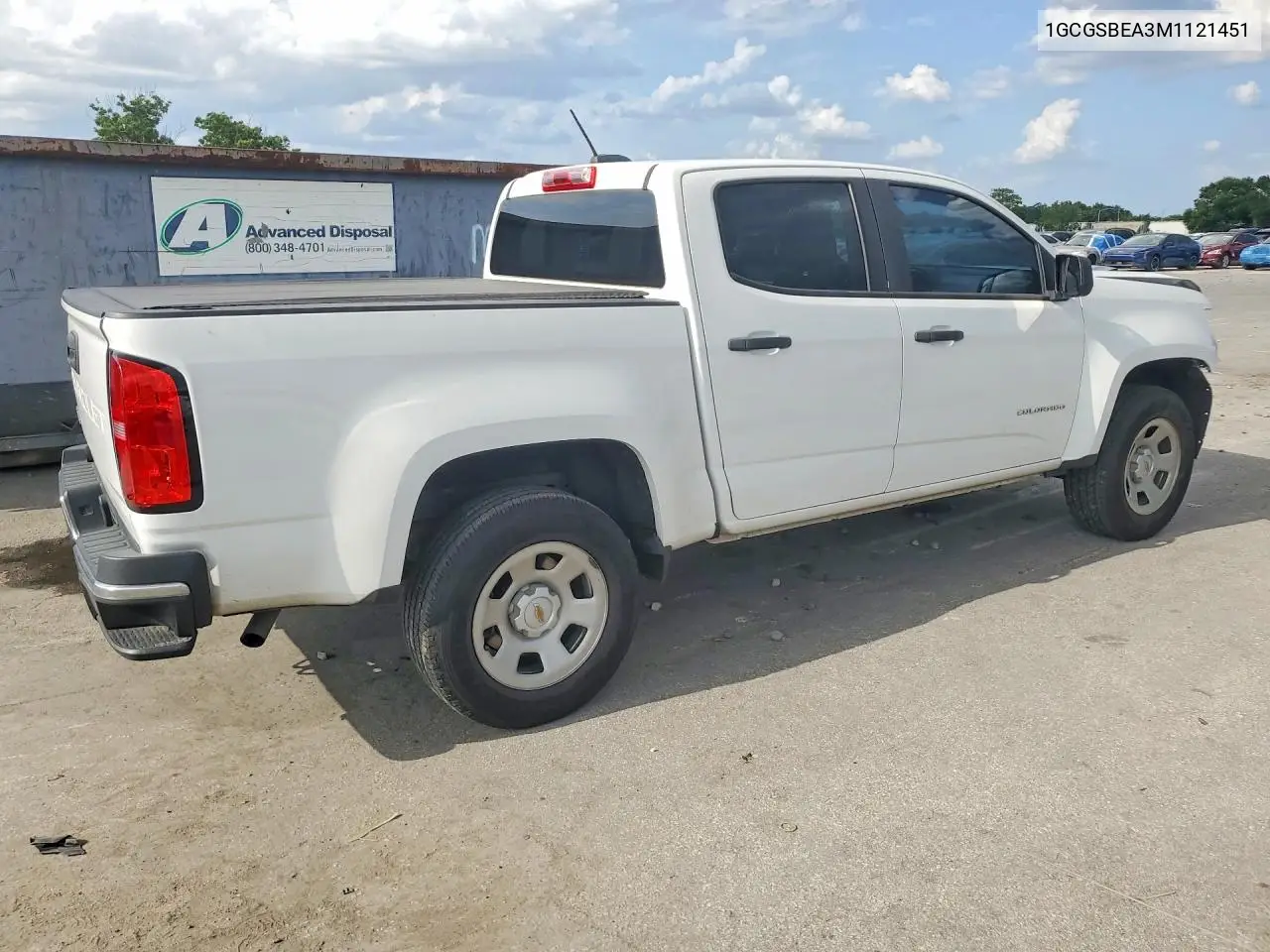 2021 Chevrolet Colorado VIN: 1GCGSBEA3M1121451 Lot: 62028706