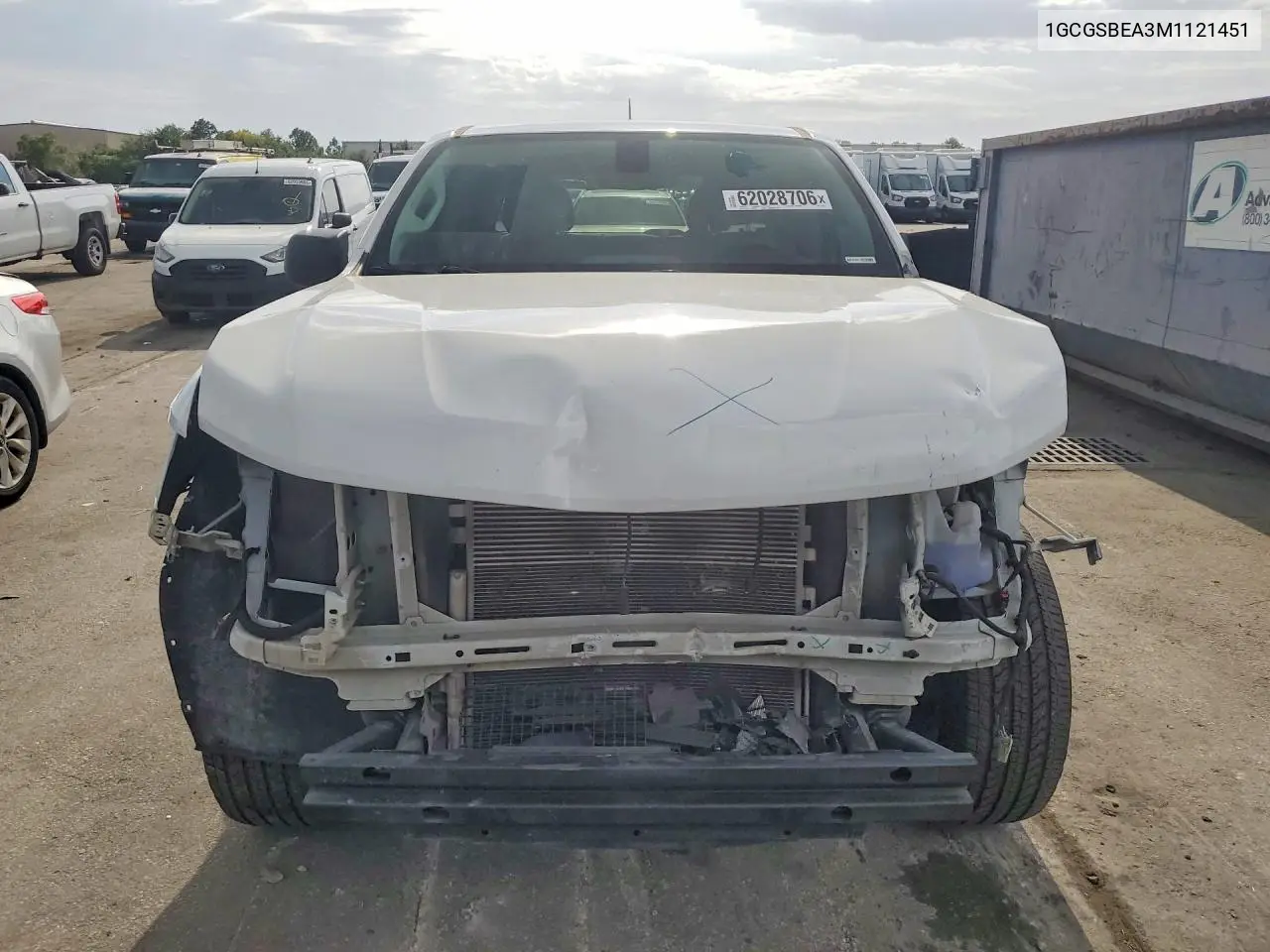 2021 Chevrolet Colorado VIN: 1GCGSBEA3M1121451 Lot: 62028706