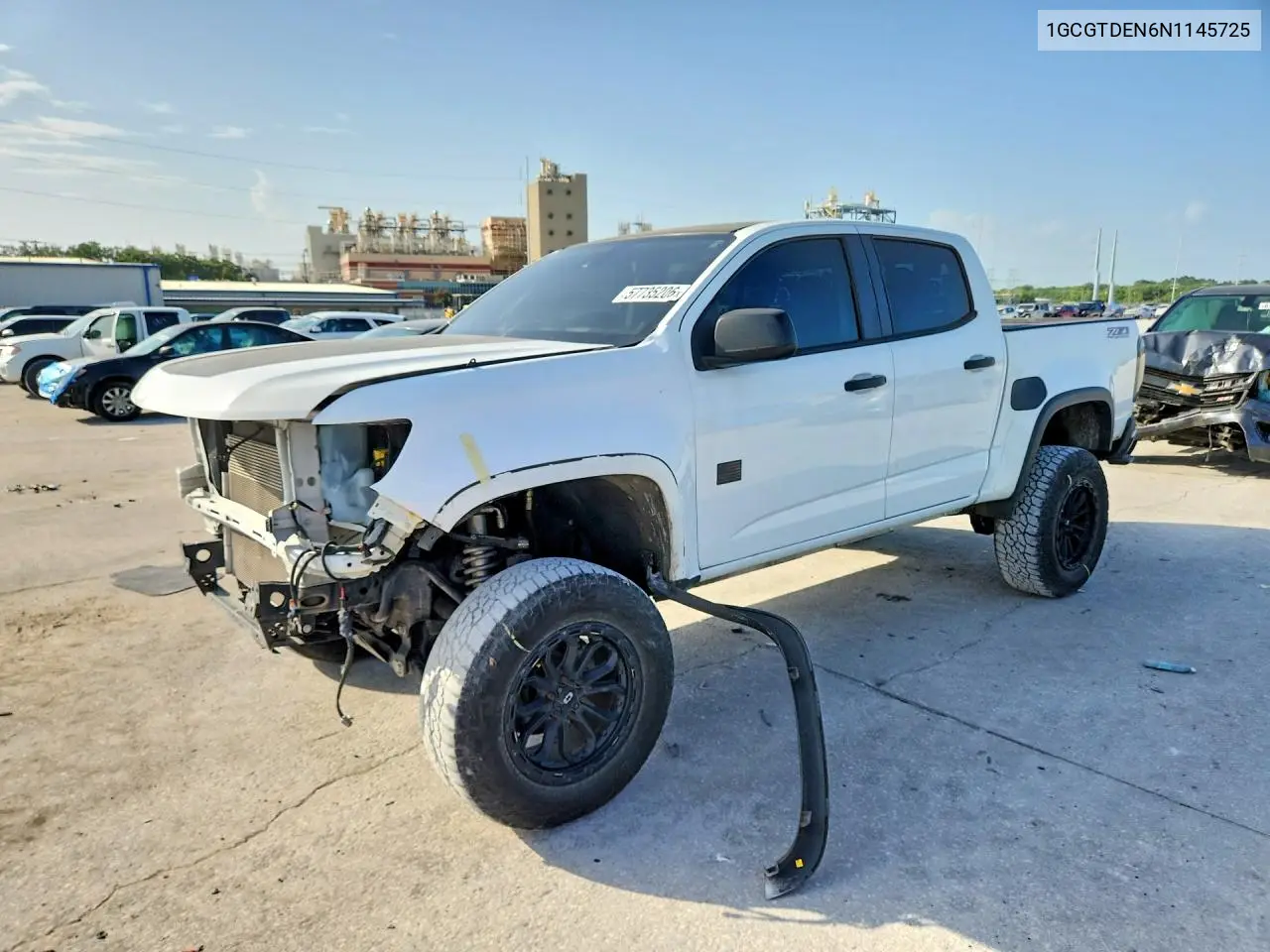 2022 Chevrolet Colorado Z71 VIN: 1GCGTDEN6N1145725 Lot: 57735206