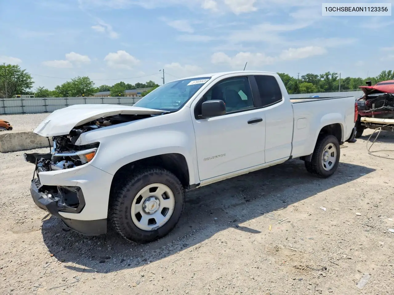 2022 Chevrolet Colorado VIN: 1GCHSBEA0N1123356 Lot: 57906606