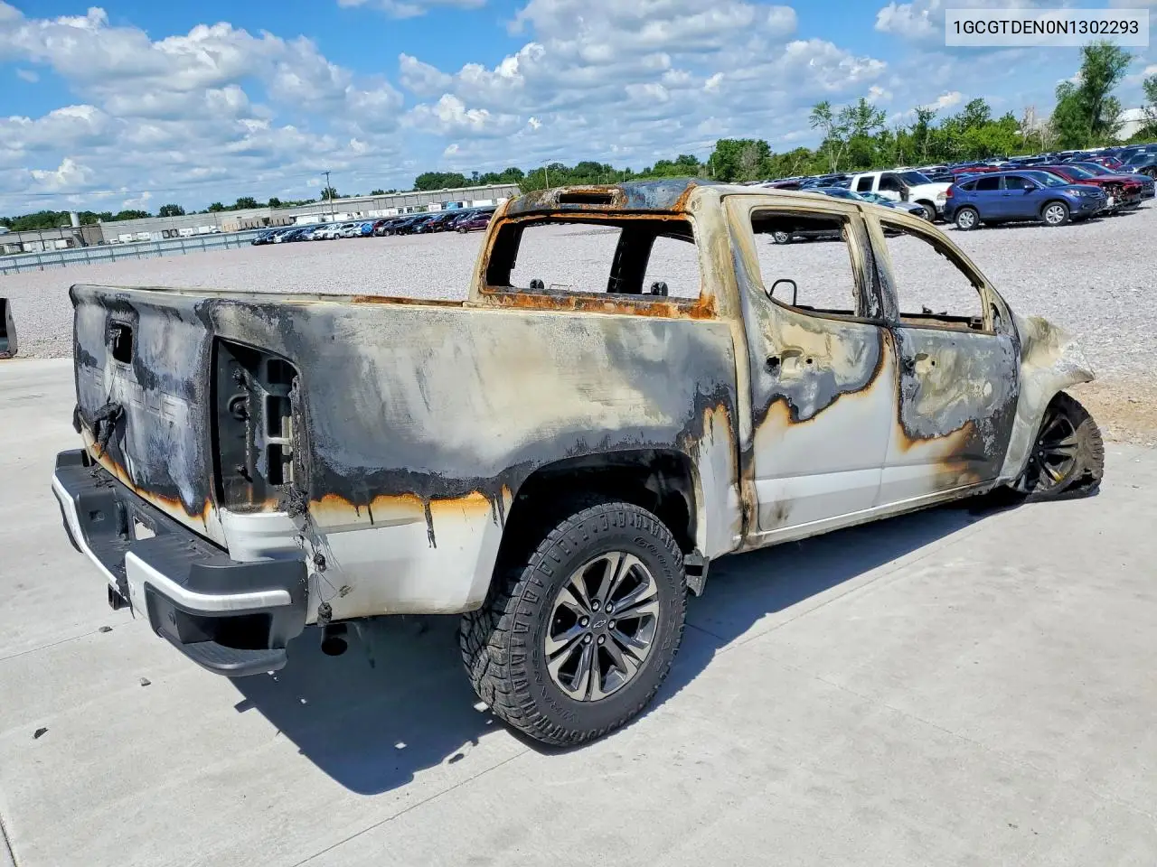 2022 Chevrolet Colorado Z71 VIN: 1GCGTDEN0N1302293 Lot: 58192166