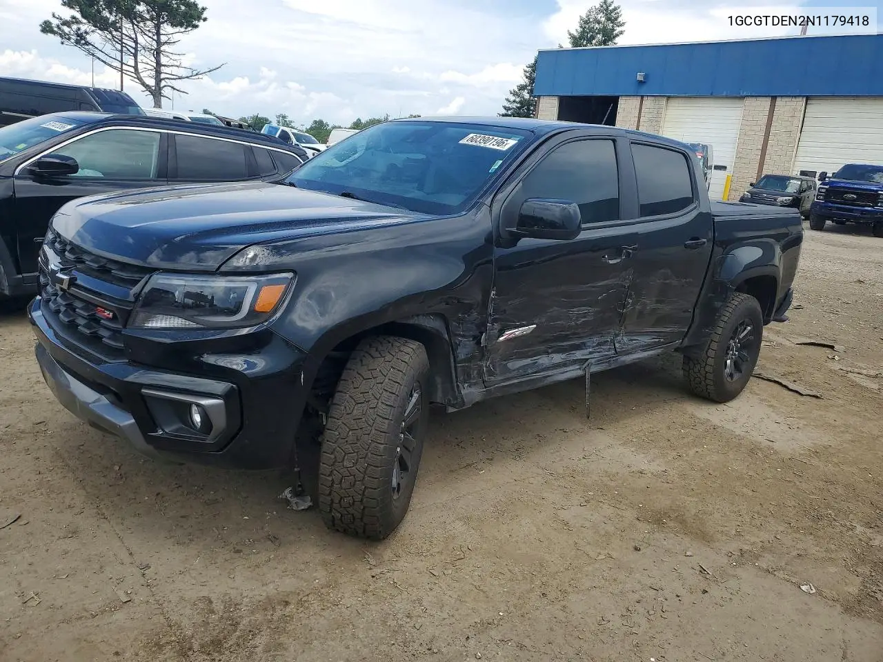 2022 Chevrolet Colorado Z71 VIN: 1GCGTDEN2N1179418 Lot: 60390196