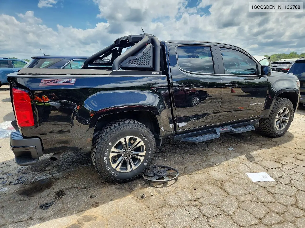2022 Chevrolet Colorado Z71 VIN: 1GCGSDEN1N1136708 Lot: 61419446