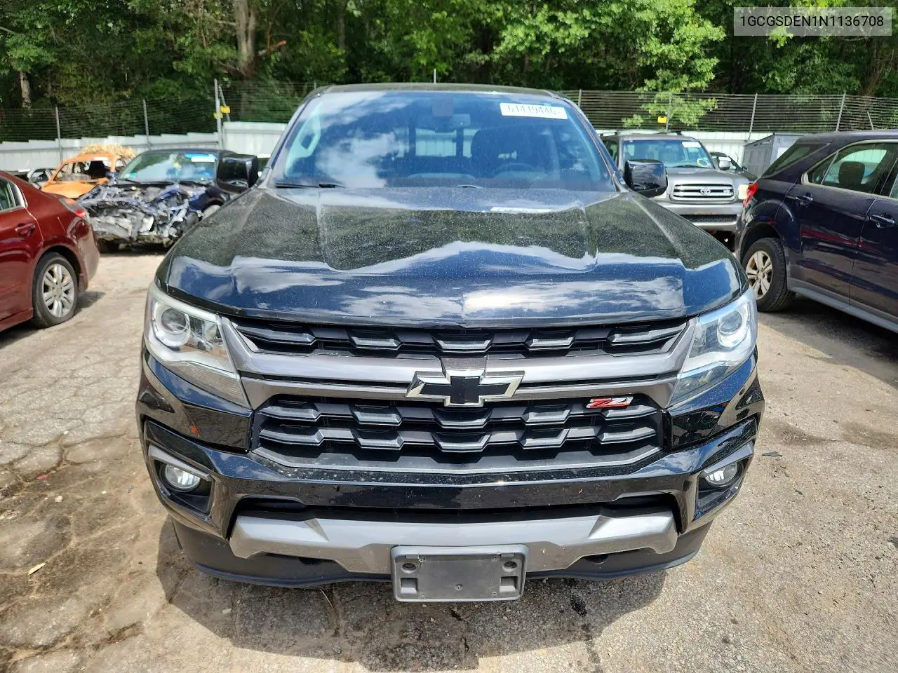 2022 Chevrolet Colorado Z71 VIN: 1GCGSDEN1N1136708 Lot: 61419446