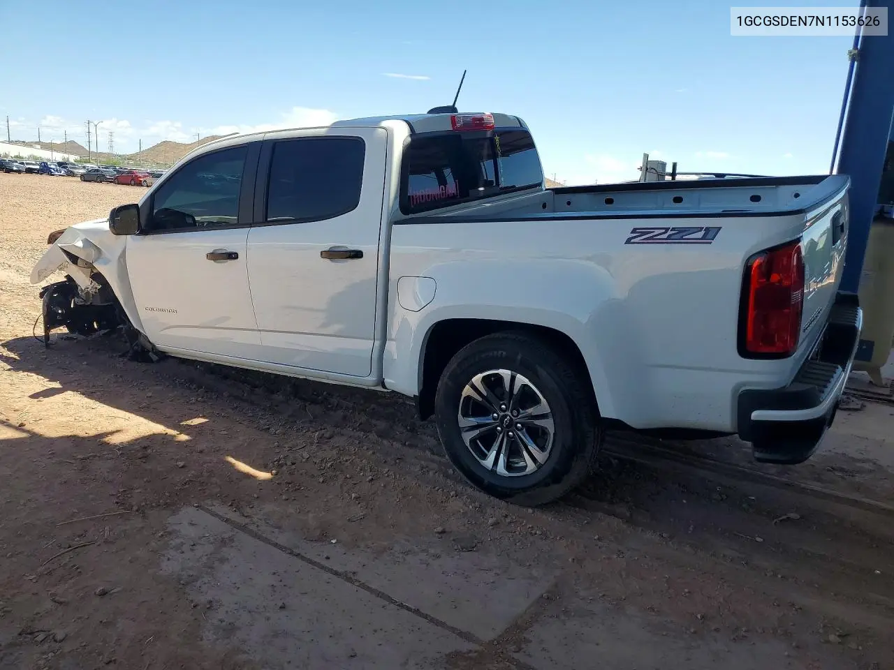 2022 Chevrolet Colorado Z71 VIN: 1GCGSDEN7N1153626 Lot: 62315056