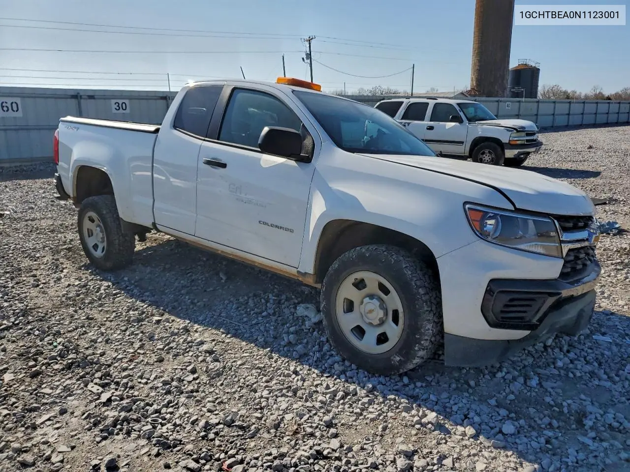 1GCHTBEA0N1123001 2022 Chevrolet Colorado