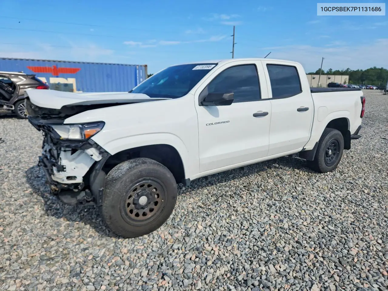 2023 Chevrolet Colorado VIN: 1GCPSBEK7P1131686 Lot: 61152096