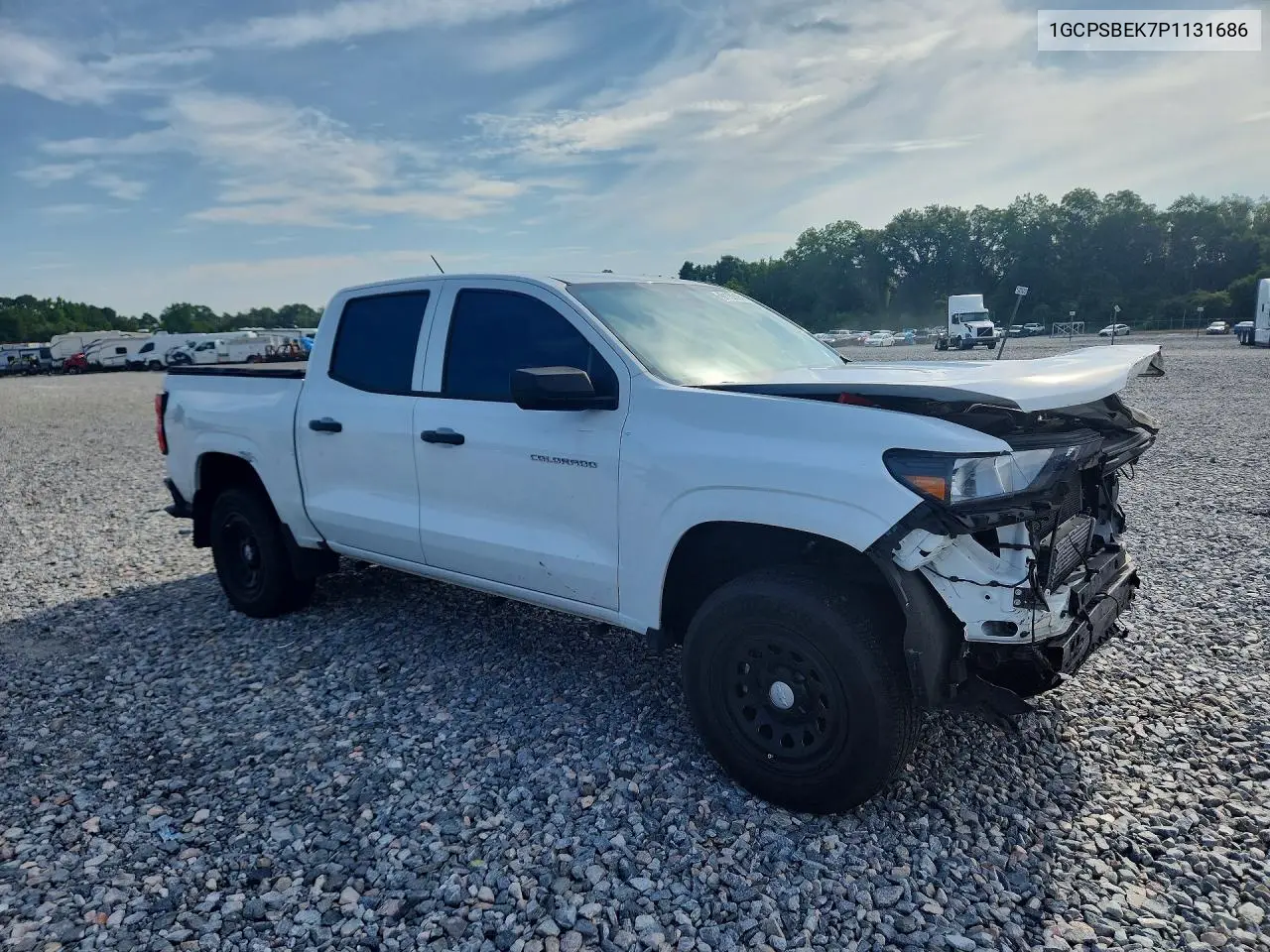 2023 Chevrolet Colorado VIN: 1GCPSBEK7P1131686 Lot: 61152096