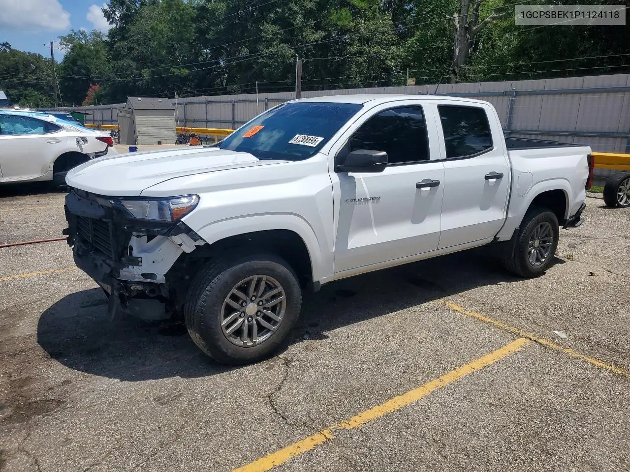 2023 Chevrolet Colorado VIN: 1GCPSBEK1P1124118 Lot: 61368696
