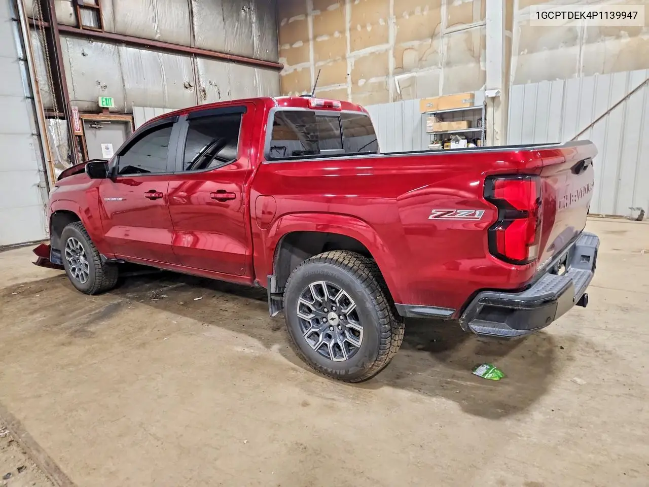 2023 Chevrolet Colorado Z71 VIN: 1GCPTDEK4P1139947 Lot: 61441896