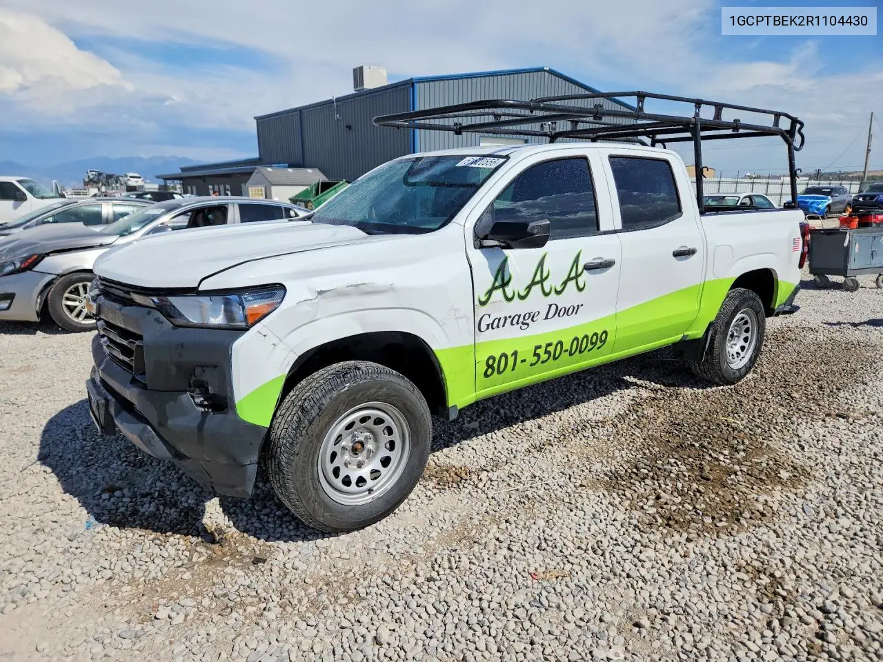 2024 Chevrolet Colorado VIN: 1GCPTBEK2R1104430 Lot: 61620556