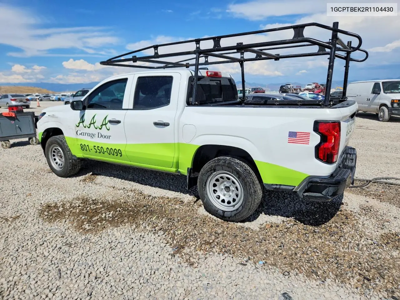 2024 Chevrolet Colorado VIN: 1GCPTBEK2R1104430 Lot: 61620556